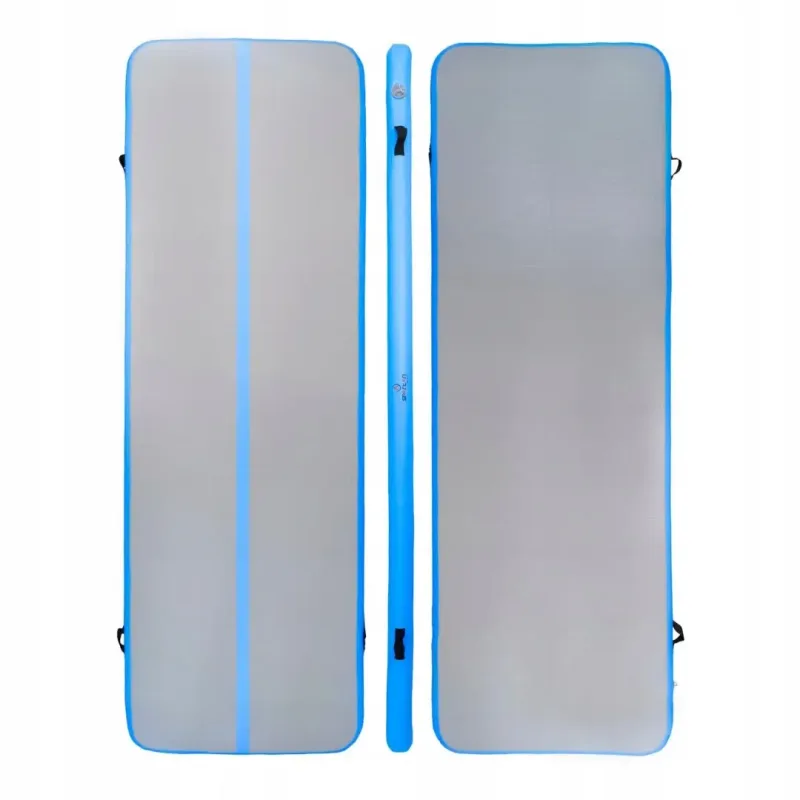 Мат гімнастичний надувний SPARTAN AirTrack 300 x 100 х 10 см, сіро-блакитний Мат гімнастичний надувний SPARTAN AirTrack 300 x 100 х 10 см, сіро-блакитний
