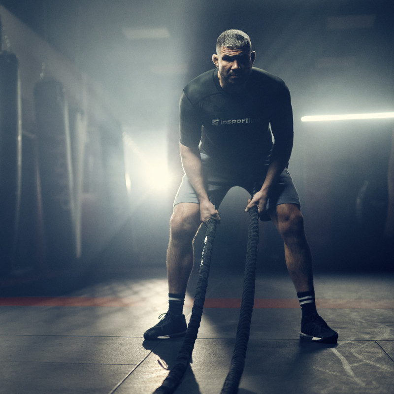 Канат тренувальний InSPORTline WaveRope Base 40мм - 9м