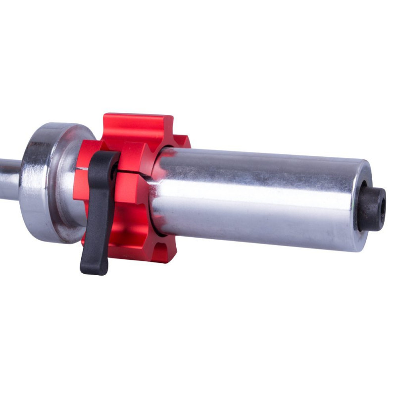 Олімпійський алюмінієвий затискач для грифа inSPORTline CL-21, 50мм сірий