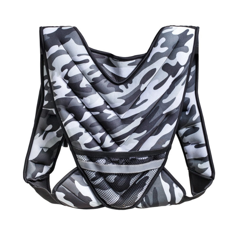 Тренувальний жилет із вагою inSPORTline Klaper 5кг рожевий камуфляж