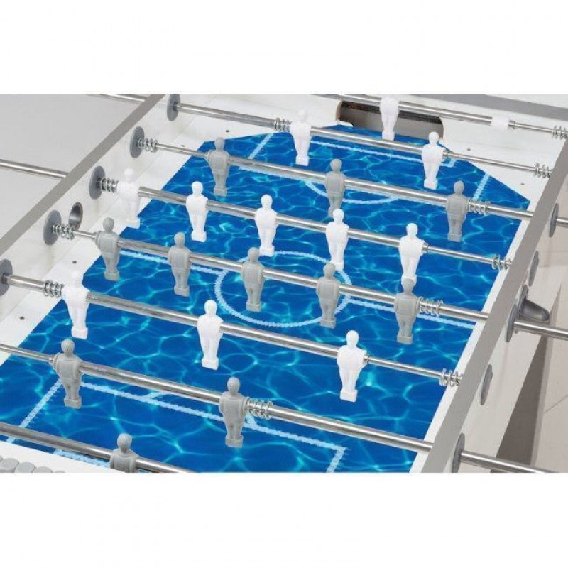 Настільний футбол Garlando G-500 Pure White H2O, Телескопічні