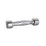 Хромована гантель inSPORTline Crossteel 2кг
