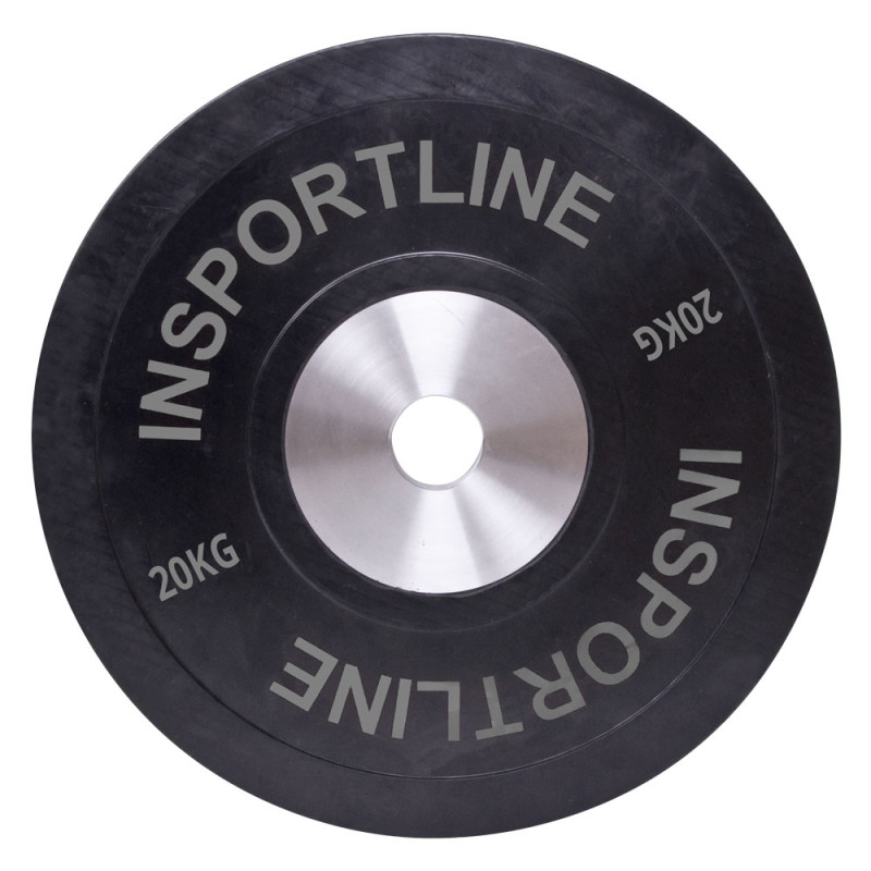 Диск гумовий inSPORTline Bumper Plate 20кг