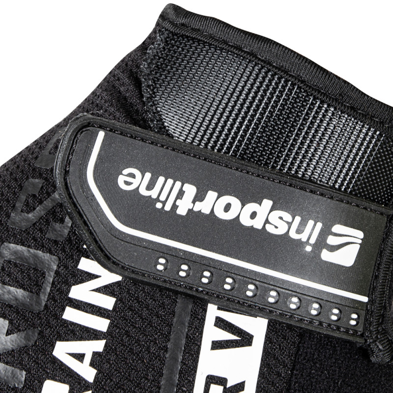 Рукавички для фітнесу inSPORTline Taladaro Колір Чорно-Білий, Розмір L