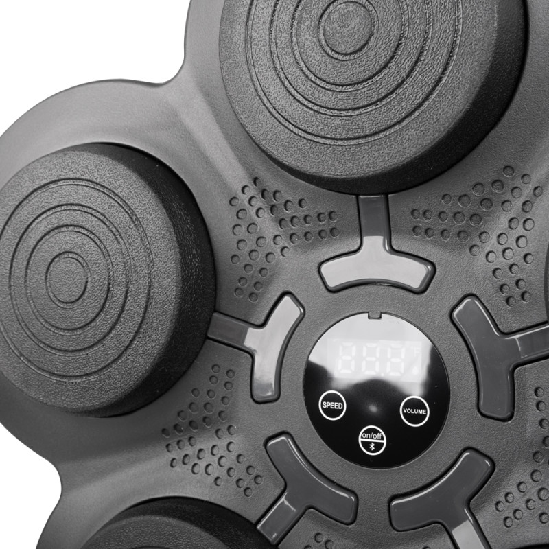 Настінна електронна ударна мішень inSPORTline Smartpunch + боксерські рукавички inSPORTline Shormag Колір чорний, розмір 8 унцій