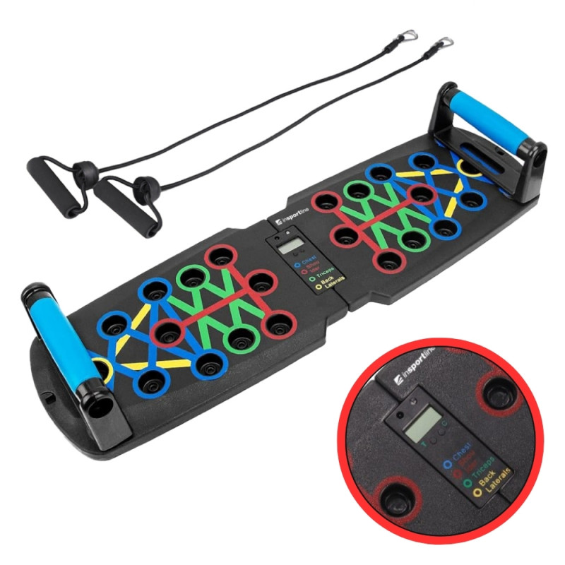 Багатофункціональна дошка Push-Up з дисплеєм inSPORTline Pushap Evo