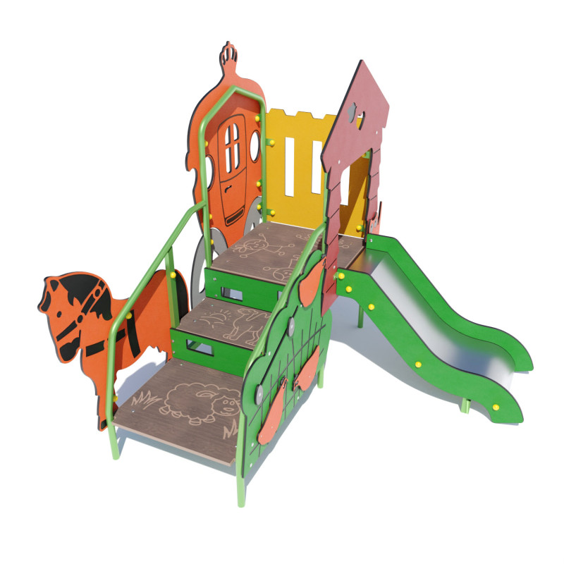 Ігровий комплекс "Казкова карета" DIO769HDPE, 200, 177, 177