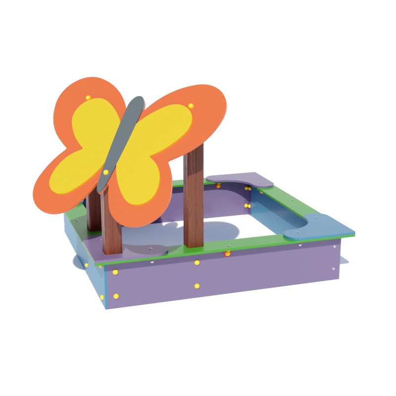 Пісочний дворик “Метелик” DIO208, 194, 193, 127, 72