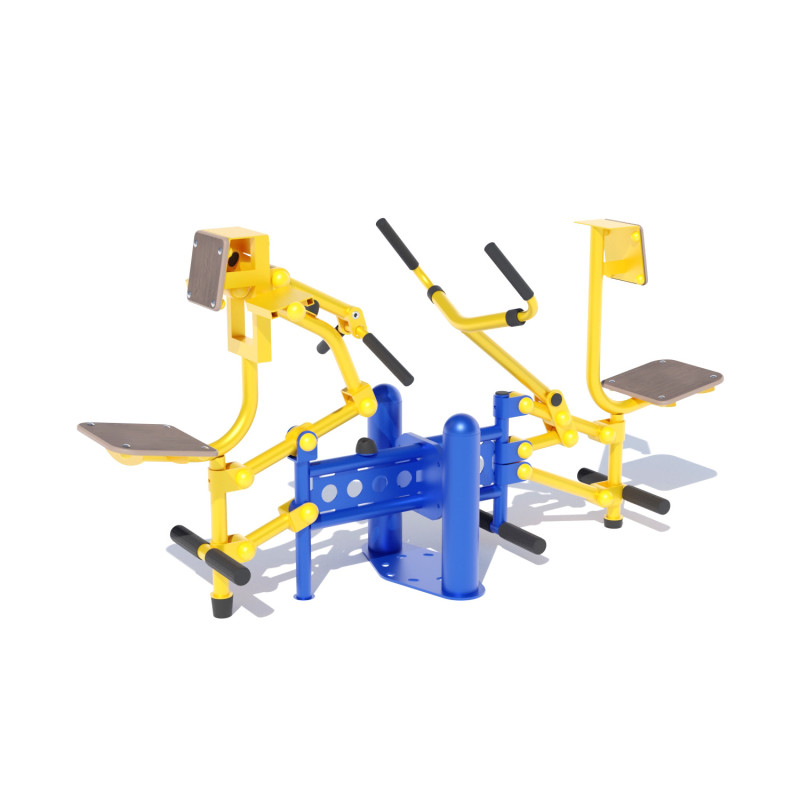 Вуличний тренажер біцепс машина / важільна тяга SG124