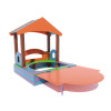 Дитячий будиночок з пісочницею DIO251