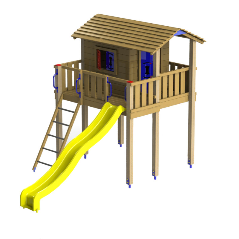 Ігровий комплекс "Нафаня" з гіркою DIO1004