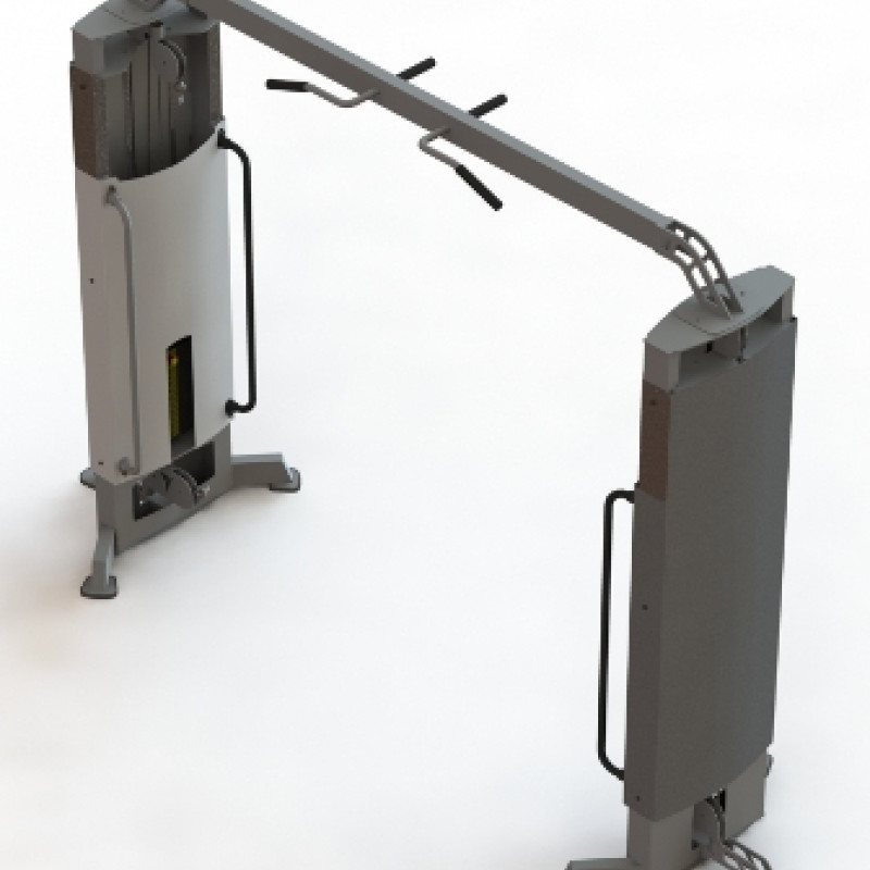 Блочна рама (подвiйна) стеки 105кг BL206, 484