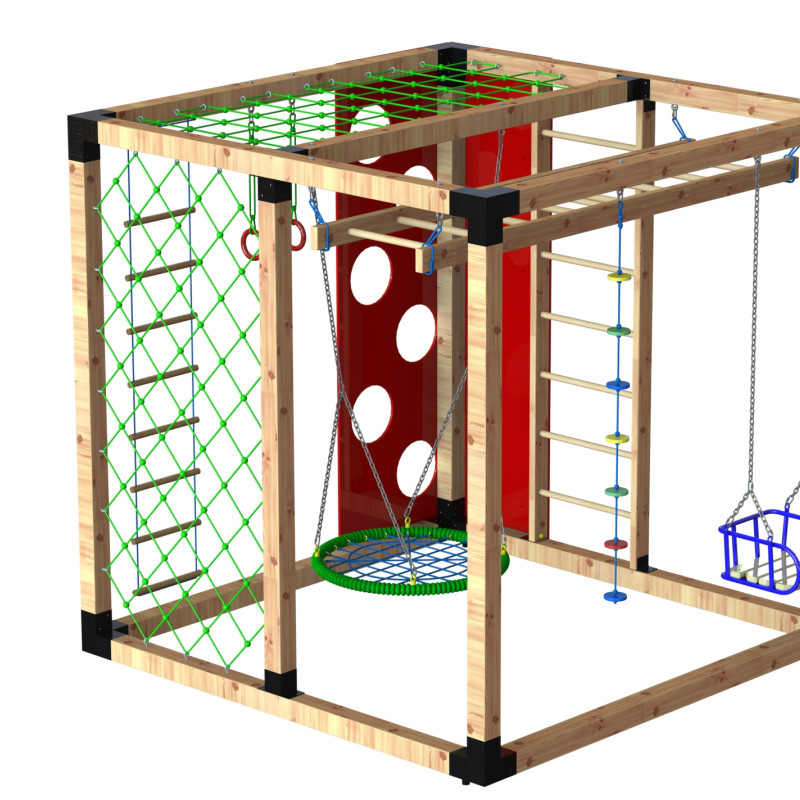 Гімнастичний комплекс "Куб-3" DIO671.2, 273, 255, 255, 372