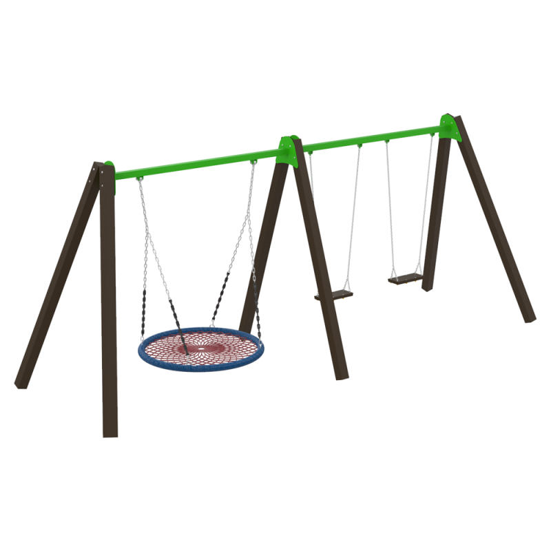 Гойдалка Triple Fun Woodl KIDIGO - Сидіння W2