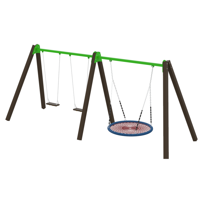 Гойдалка Triple Fun Woodl KIDIGO - Сидіння W2