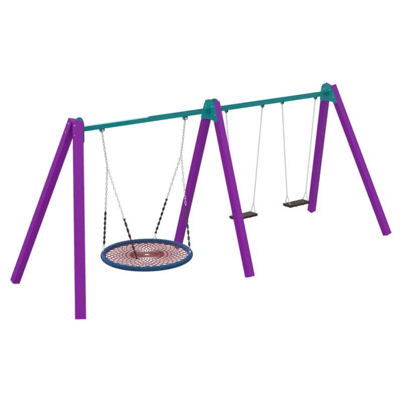 Гойдалка Triple Fun Woodl KIDIGO - Сидіння W2