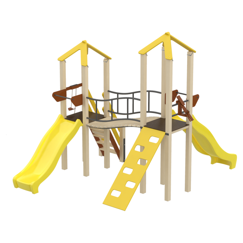 Дитячий комплекс Double Fun KIDIGO - Гірка 0,9 Стандартна