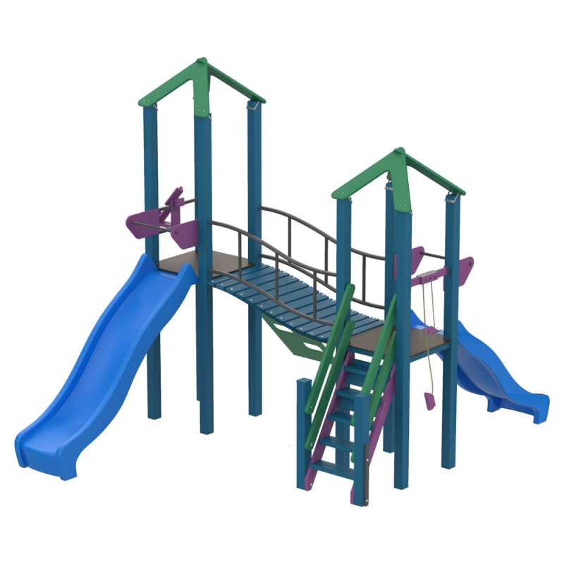 Дитячий комплекс Double Fun KIDIGO - Гірка 0,9 Стандартна
