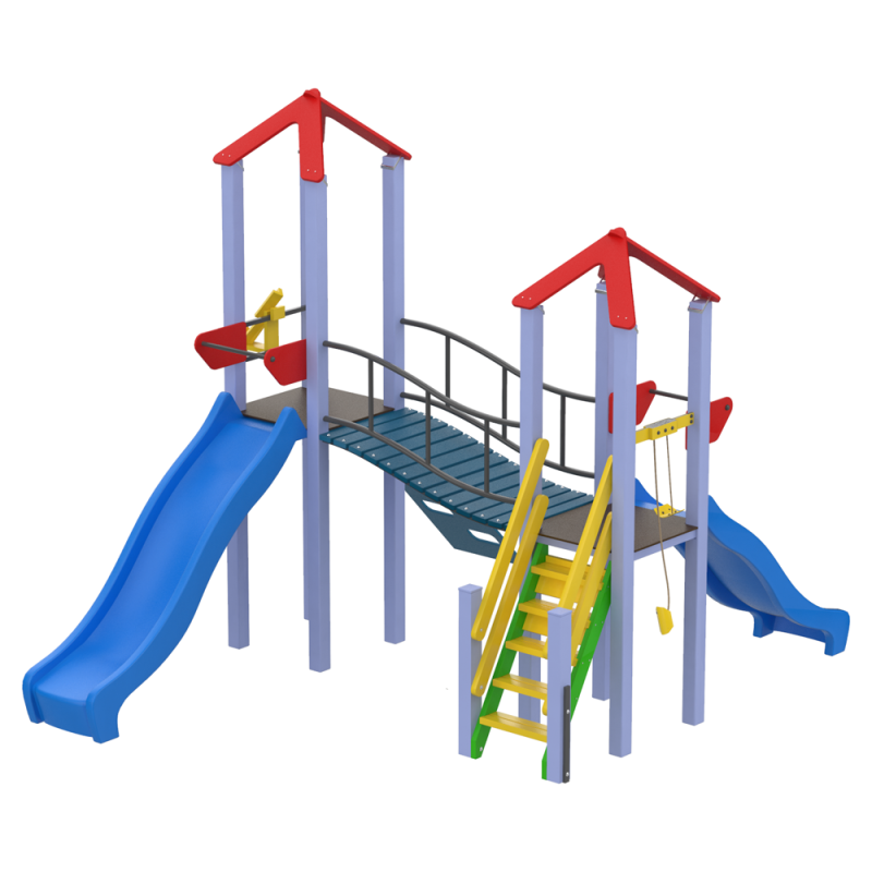 Дитячий комплекс Double Fun KIDIGO - Гірка 0,9 Стандартна