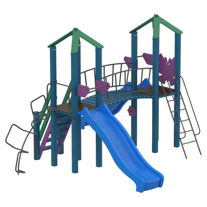 Дитячий комплекс Double Play KIDIGO - Гірка 0,6 Стандартна