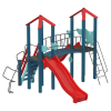 Дитячий комплекс Double Play KIDIGO - Гірка 0,6 Стандартна