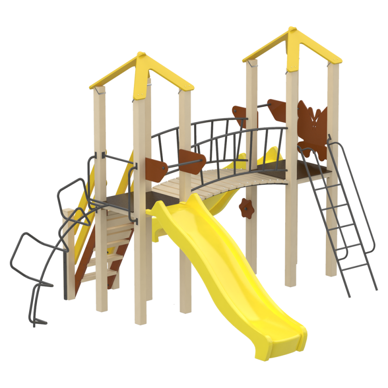 Дитячий комплекс Double Play KIDIGO - Гірка 0,6 Стандартна