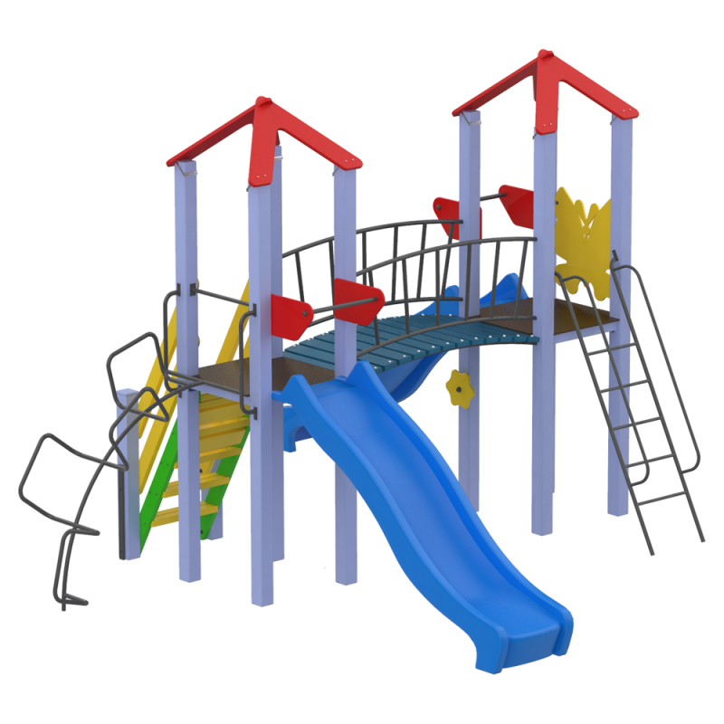 Дитячий комплекс Double Play KIDIGO - Гірка 0,6 Стандартна