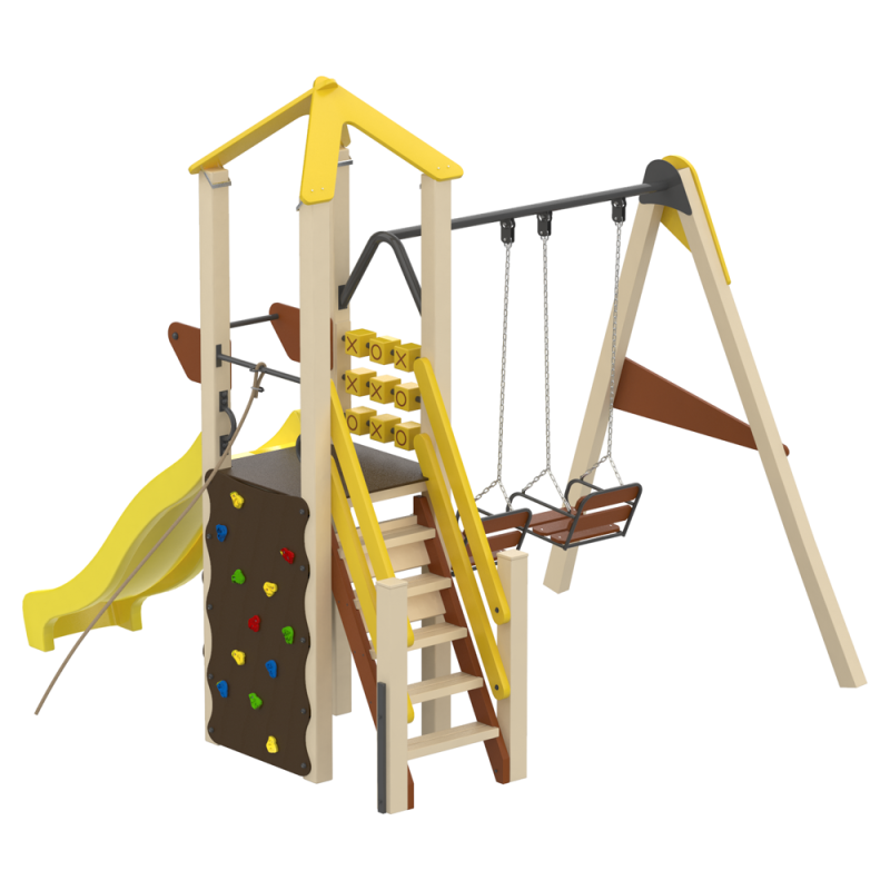Дитячий комплекс Swing Fun KIDIGO - Гірка 0,9 Пластикова