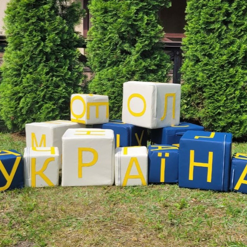 Модульний набір Абетка Мікс KIDIGO - 12 шт - Оксфорд  - Вторинний поролон