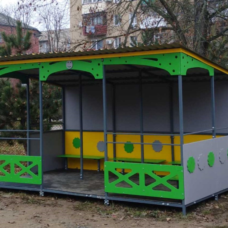 Альтанка Rancho Play KIDIGO - Розмір 4,5х2,5 м